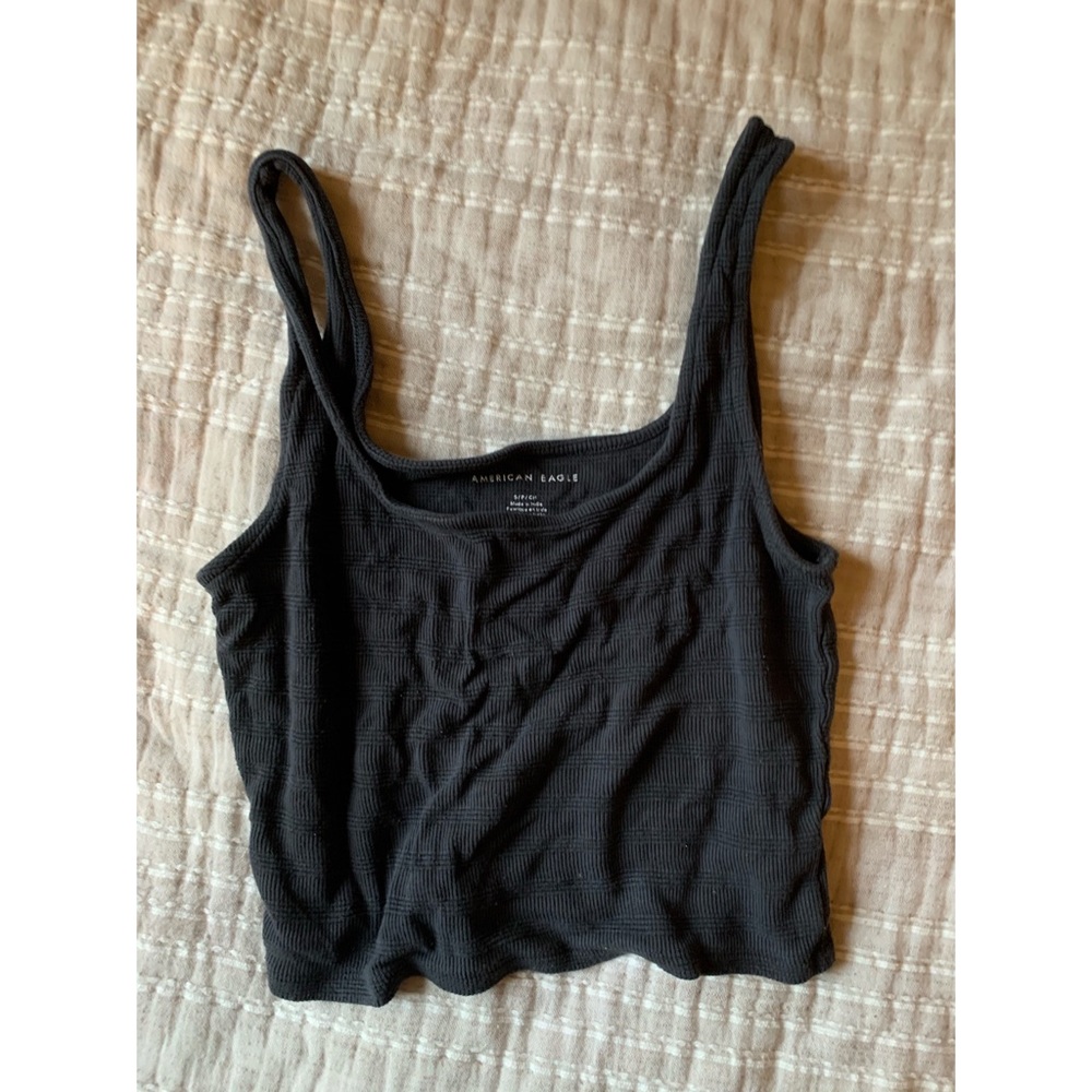 American Eagle Grey crop top